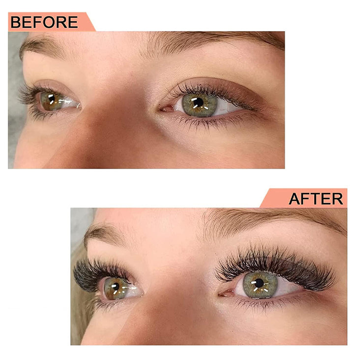 eyewin eyelashes extension before vs after