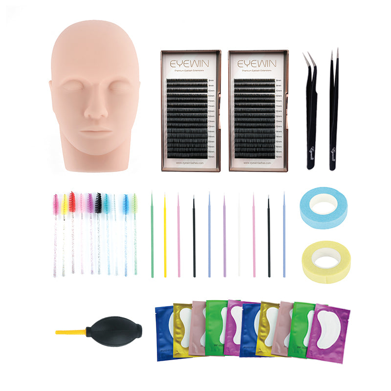 Lash Class Kit Example Classic Eyelash Students Training Kit 1 | eyewinlashes